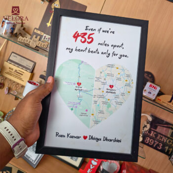 Long Distance Relationship Personalized Frame